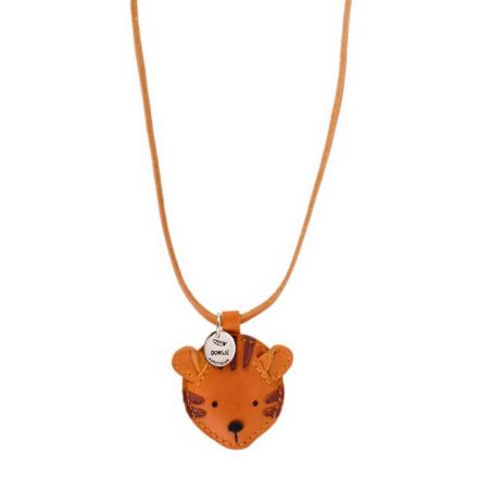 Collier cuir Tigre - Donsje