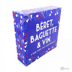 Béret baguette et vin