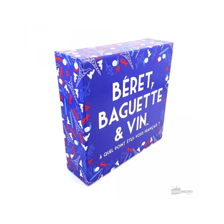 Béret baguette et vin
