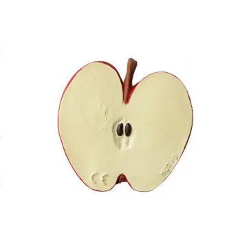 Bracelet en latex d'hévéa - Anneau de dentition - Pepita la pomme  - Oli & Carol