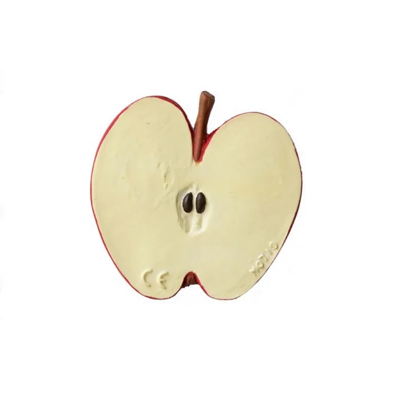 Bracelet en latex d'hévéa - Anneau de dentition - Pepita la pomme  - Oli & Carol