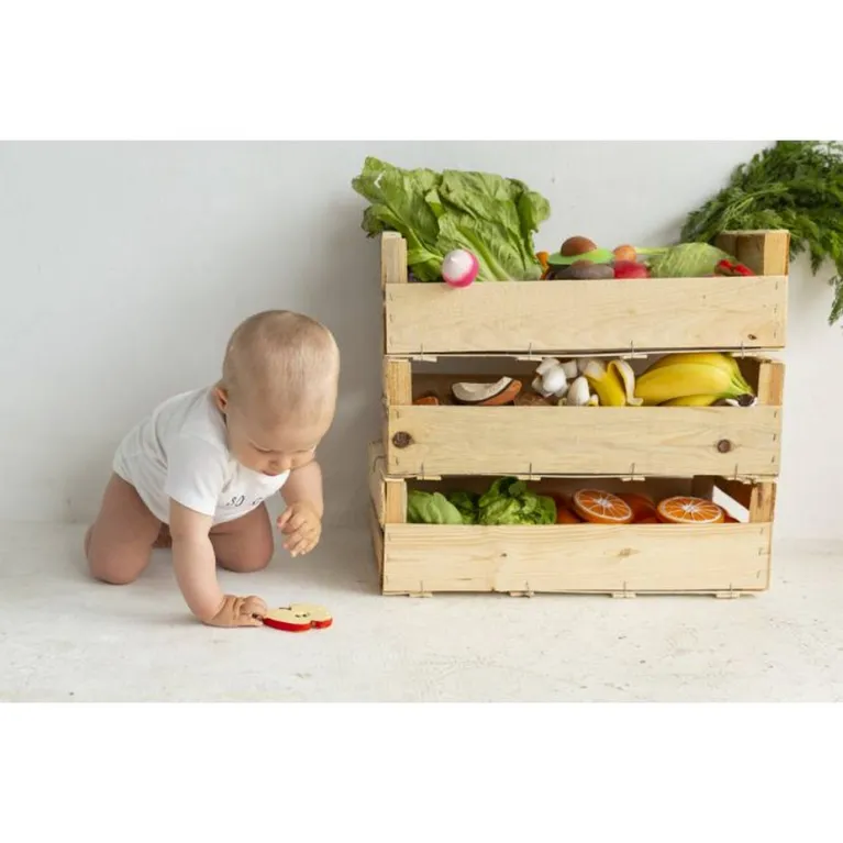 Bracelet en latex d'hévéa - Anneau de dentition - Pepita la pomme  - Oli & Carol