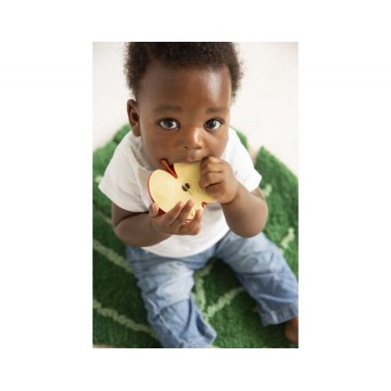 Bracelet en latex d'hévéa - Anneau de dentition - Pepita la pomme  - Oli & Carol