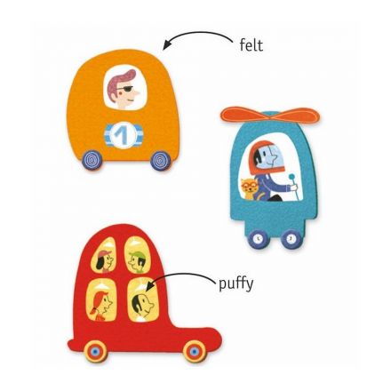 Stickers gommettes - J'aime les voitures