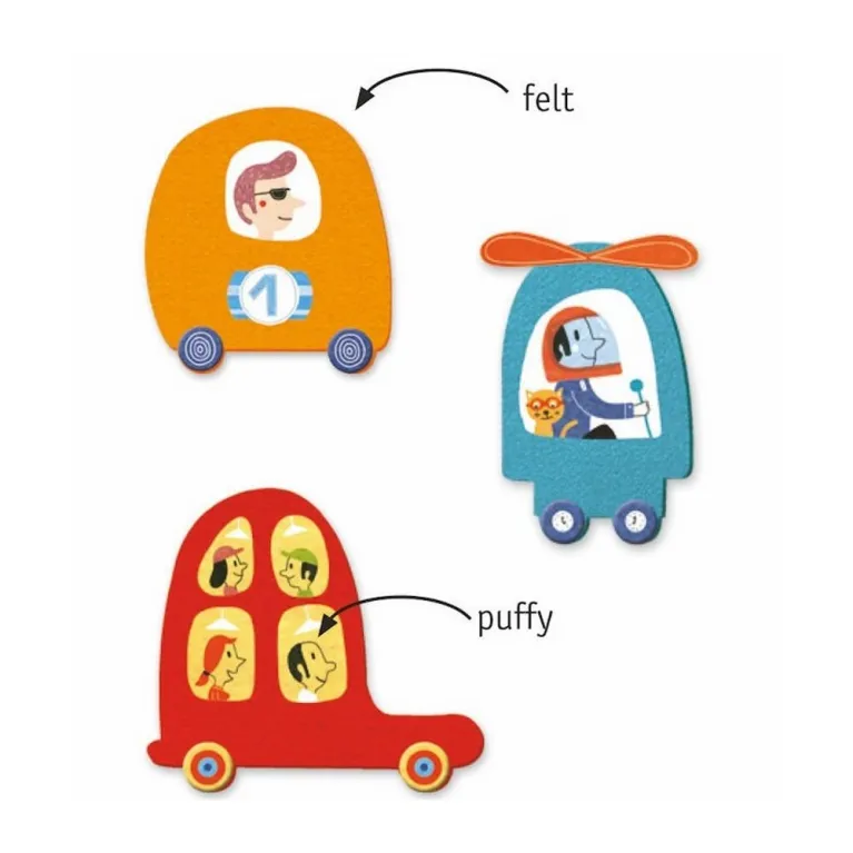 Stickers gommettes - J'aime les voitures