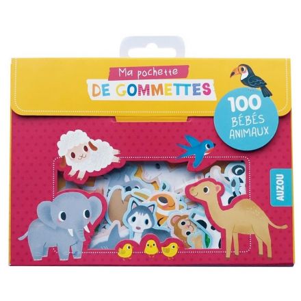 100 Gommettes Les bébés animaux