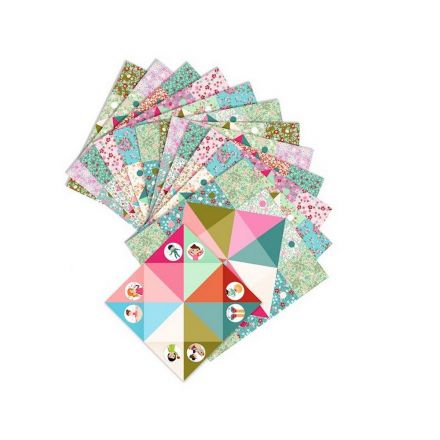 Origami cocottes à gages fleurs