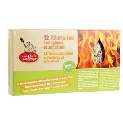 Boîte de 12 allumes feu écologiques
