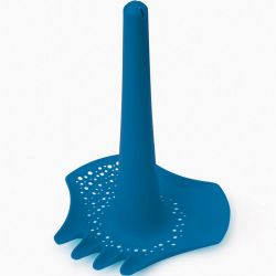 Jouet de plage 3 en 1 : Pelle, Rateau et Tamis- Triplet - Bleu intense Quut