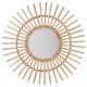 Miroir rotin soleil D 58 cm