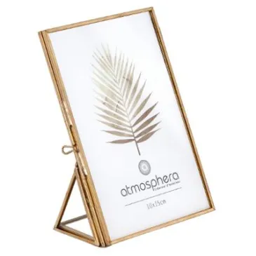 Petit cade photo à poser - 10 x 15 cm - Bords dorés