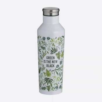 Bouteille isotherme double paroi inox - Green is the new black - 500 ml