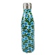 Bouteille en acier inoxydable - Fleurs bleues