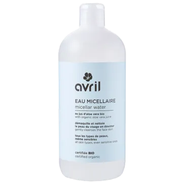 Eau micellaire au jus d'aloé véra bio - AVRIL