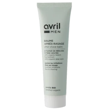 Baume après rasage à l'extrait de hêtre et à l'aloé véra bio - AVRIL