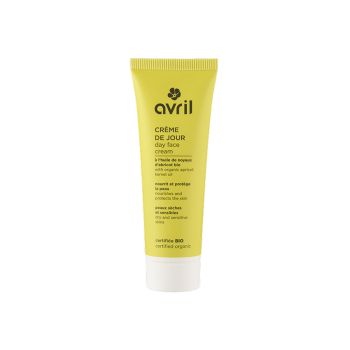 Crème de jour peux sèches et sensibles à l'huile de noyaux d'abricot bio - AVRIL