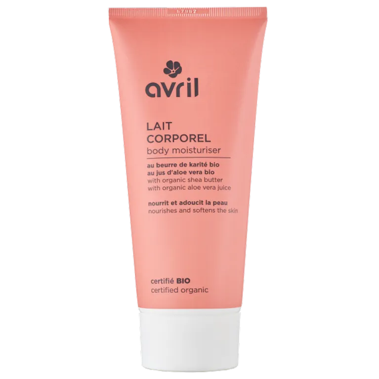 Lait corporel au beurre de karité et au jus d'aloé véra bio - AVRIL