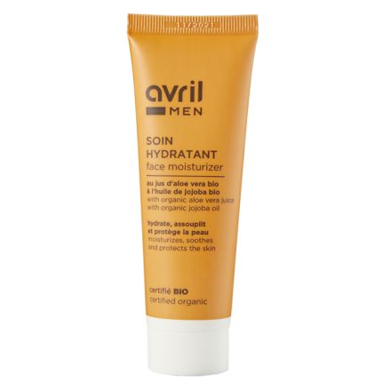 Soin hydratant Homme à l'aloé vera et huile de jojoba bio - AVRIL