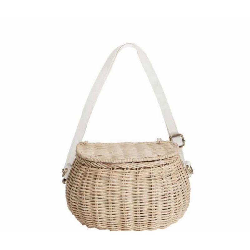 Panier paille enfant hot sale
