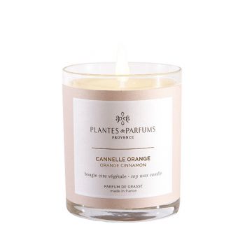 Bougie végétale parfumée - Canelle orange - 180 g