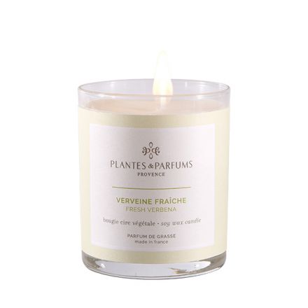 Bougie végétale parfumée - Verveine fraîche - 180 g