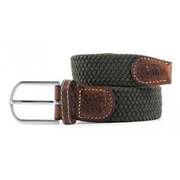 Ceinture Billybelt tressée vert kaki