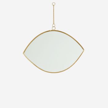 Miroir doré à accrocher