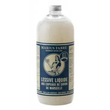 Lessive liquide au copeaux de Savon de Marseille - 1 litre