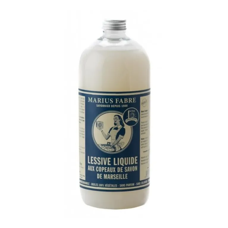 Lessive liquide au copeaux de Savon de Marseille - 1 litre