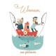 Affiche Wimereux, ses pêcheurs by Amélie Bauvin