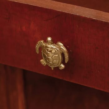 Bouton de tiroir tortue - Doré