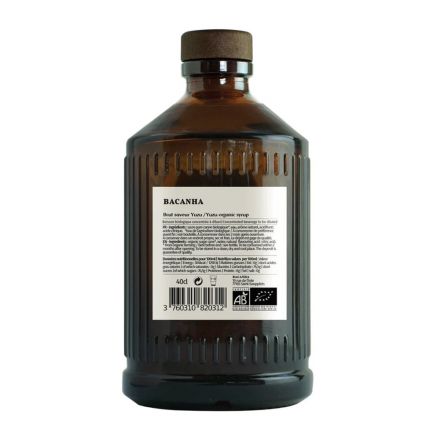 Sirop brut - Saveur Yuzu brut biologique - Bacanha 