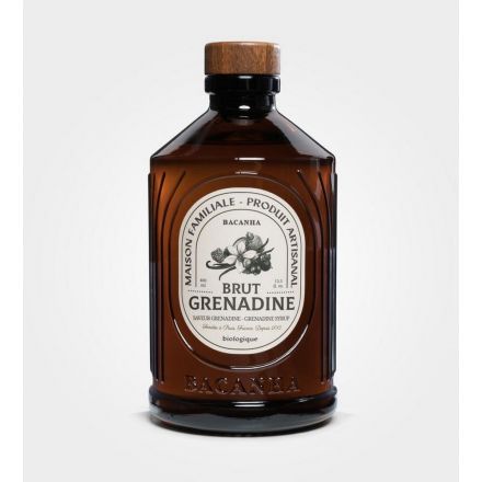 Sirop Grenadine brut biologique - Bacanha 