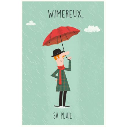 AFFICHE L' ANGLAIS SOUS LA PLUIE