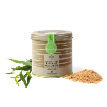 Boîte de poudre de cade - Parfum Eucalyptus