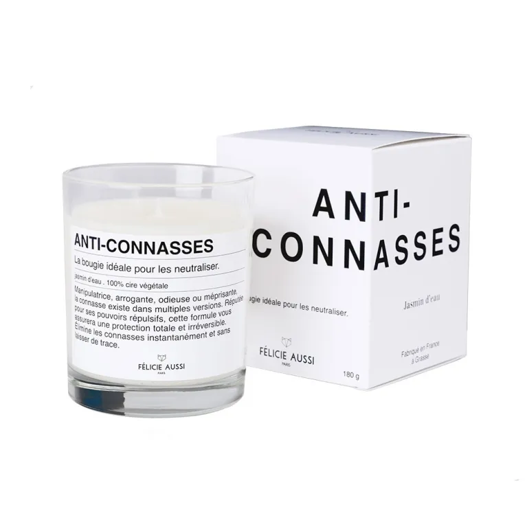 Bougie à message - Anti-connasses 