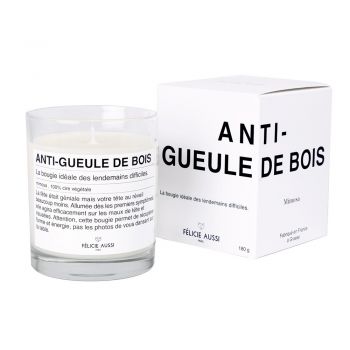 Bougie à message - Anti Gueule de bois 