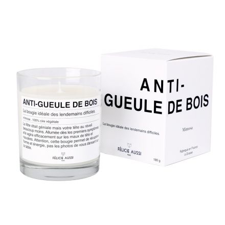 Bougie à message - Anti Gueule de bois 