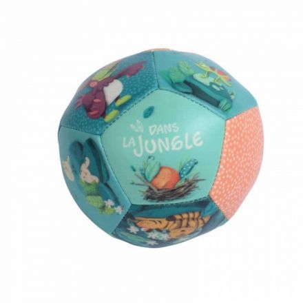 Ballon souple 10 cm dans la jungle Moulin Roty