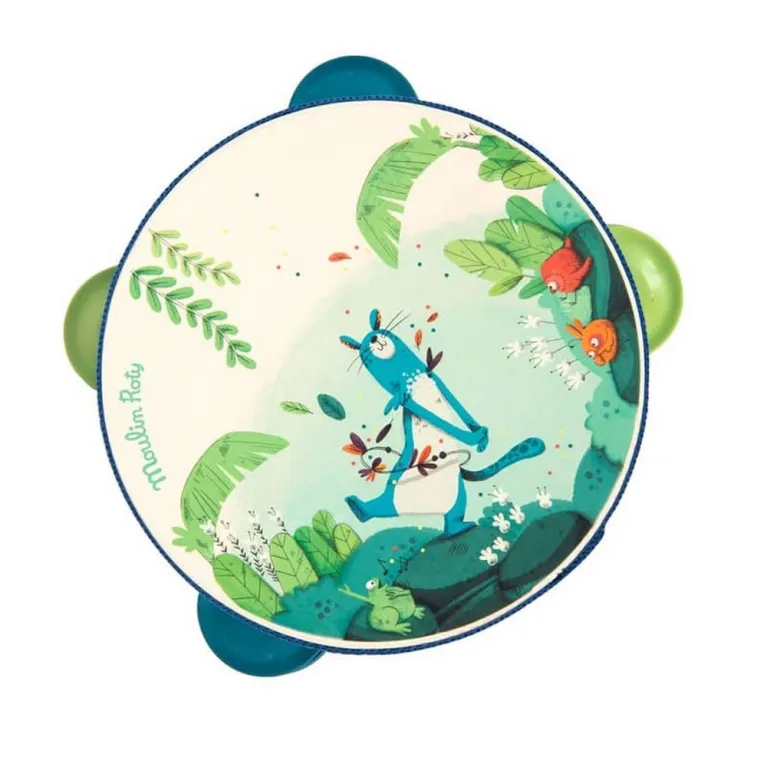 Tambourin bleu dans la jungle - Moulin Roty 