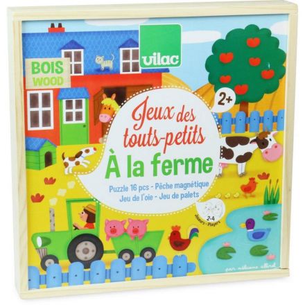 Jeux des tout petits à la ferme 