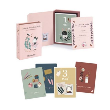 Coffret - Mes 12 premiers mois - Cartes photos