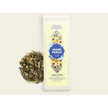 Sachet 100 g - Thé vert glacé - Miami peach - Pêche citron