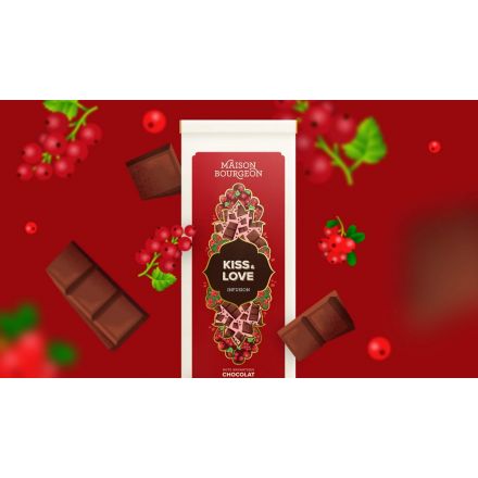 Sachet 100 g - Infusion gourmande - Kiss and love - Chocolat