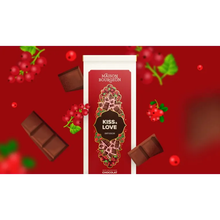 Sachet 100 g - Infusion gourmande - Kiss and love - Chocolat