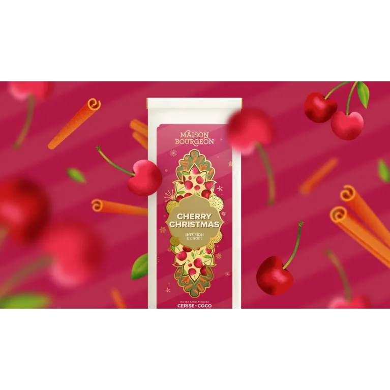 Sachet 100 g - Infusion de Noël - Cherry christmas 