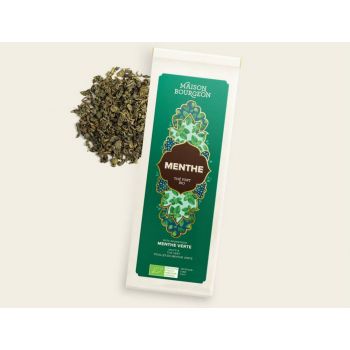 Sachet 100 g - Thé vert - Menthe verte - Bio