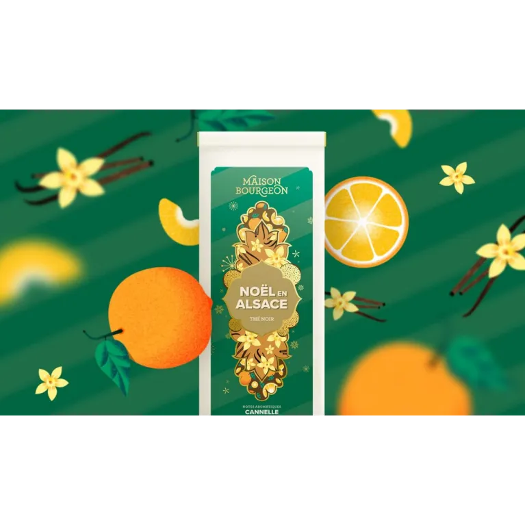 Sachet 100g - Thé Noir - Noëlen alsace 