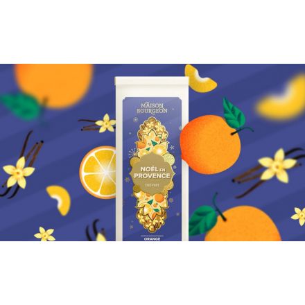 Sachet 100 g - Thé vert - Noël en provence 