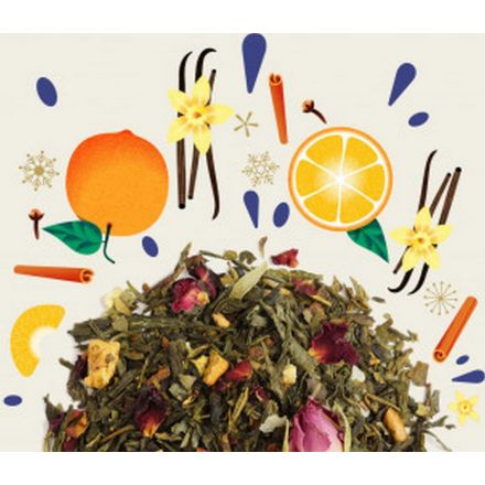 Sachet 100 g - Thé vert - Noël en provence 